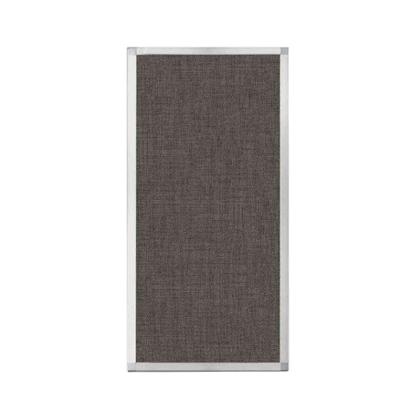 Versare Hush Panel Configurable Cubicle Partition 2' x 4' Mocha Fabric 1812463